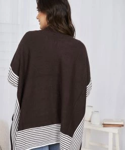 Miracle Fashion Doretta Knit - Coffee Stripe