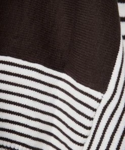 Miracle Fashion Doretta Knit - Coffee Stripe