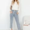Paper Heart Ema Jeans - Light Blue CLOTHING