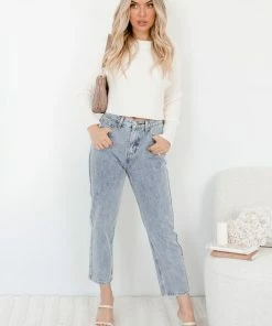 Paper Heart Ema Jeans - Light Blue CLOTHING