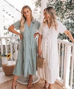 Style Box Emily Dress - Sage DRESSES