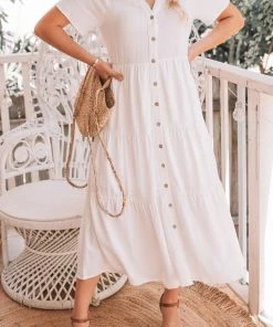 Style Box Emily Dress - White DRESSES