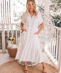 Style Box Emily Dress - White DRESSES