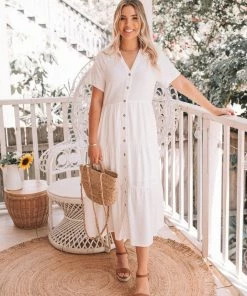 Style Box Emily Dress - White DRESSES