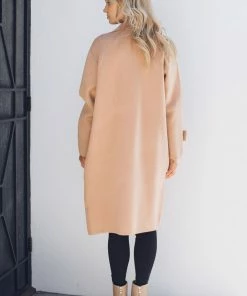 Sunny Girl Fireplace Coat - Camel CLOTHING