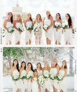 Esther Luxe DRESSES Fleur Strapless Dress - Ivory