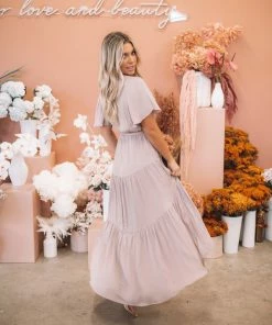 Esther The Label Given Dress - Dusty Pink