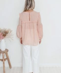 Rock Denim CLOTHING Honduras Top - Peach