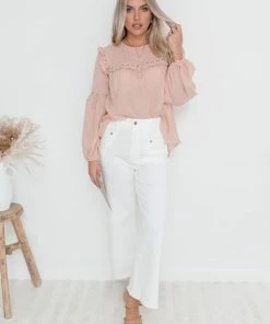 Rock Denim CLOTHING Honduras Top - Peach