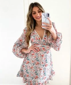 Evermore Fashion Melle Dress - White Floral