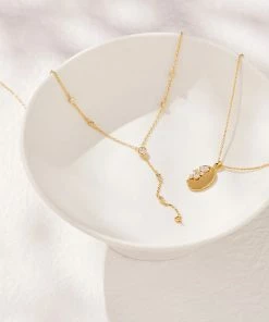 Jolie & Deen ACCESSORIES Davina Necklace - Gold