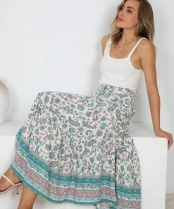 Miracle Fashion CLOTHING Kaylyn Skirt - Multi