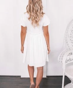 Desire Kylie Dress - White
