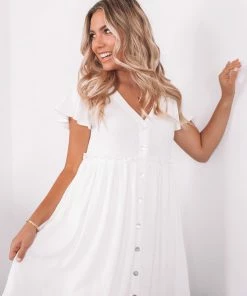 Desire Kylie Dress - White