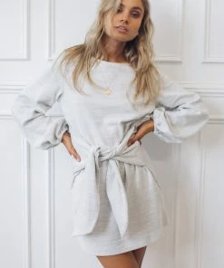 Kaarlo Fashion Pty Ltd Lanie Dress - Grey DRESSES