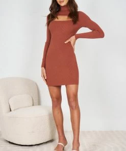Style State Laurena Dress - Copper CLOTHING