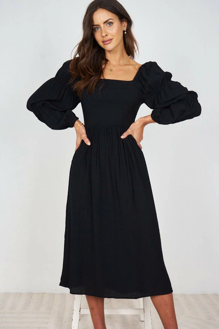 Style Box Leanna Dress - Black Casual Dresses 3 Style Box Leanna Dress - Black Casual Dresses