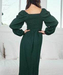 Style Box Leanna Dress - Dark Green