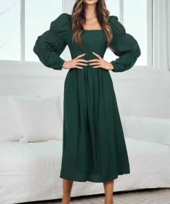 Style Box Leanna Dress - Dark Green