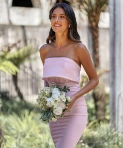 Esther Luxe DRESSES Lily Maxi Dress - Pink