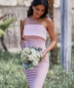 Esther Luxe DRESSES Lily Maxi Dress - Pink