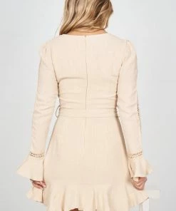 Sasha Clothing DRESSES Lindsey Dress - Beige 8 Sasha Clothing DRESSES Lindsey Dress - Beige