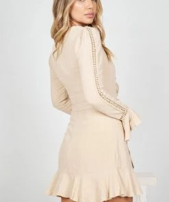 Sasha Clothing DRESSES Lindsey Dress - Beige 9 Sasha Clothing DRESSES Lindsey Dress - Beige