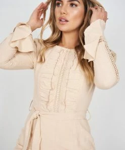 Sasha Clothing DRESSES Lindsey Dress - Beige 10 Sasha Clothing DRESSES Lindsey Dress - Beige