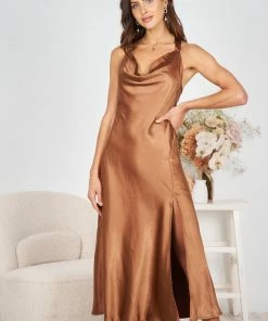 Kaarlo Fashion Pty Ltd Loreen Dress - Rust DRESSES