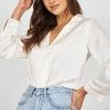 Qtrend Fashion PTY LTD Macey Top - White CLOTHING 1 Qtrend Fashion PTY LTD Macey Top - White CLOTHING