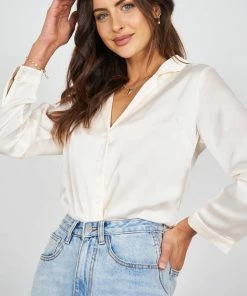 Qtrend Fashion PTY LTD Macey Top - White CLOTHING