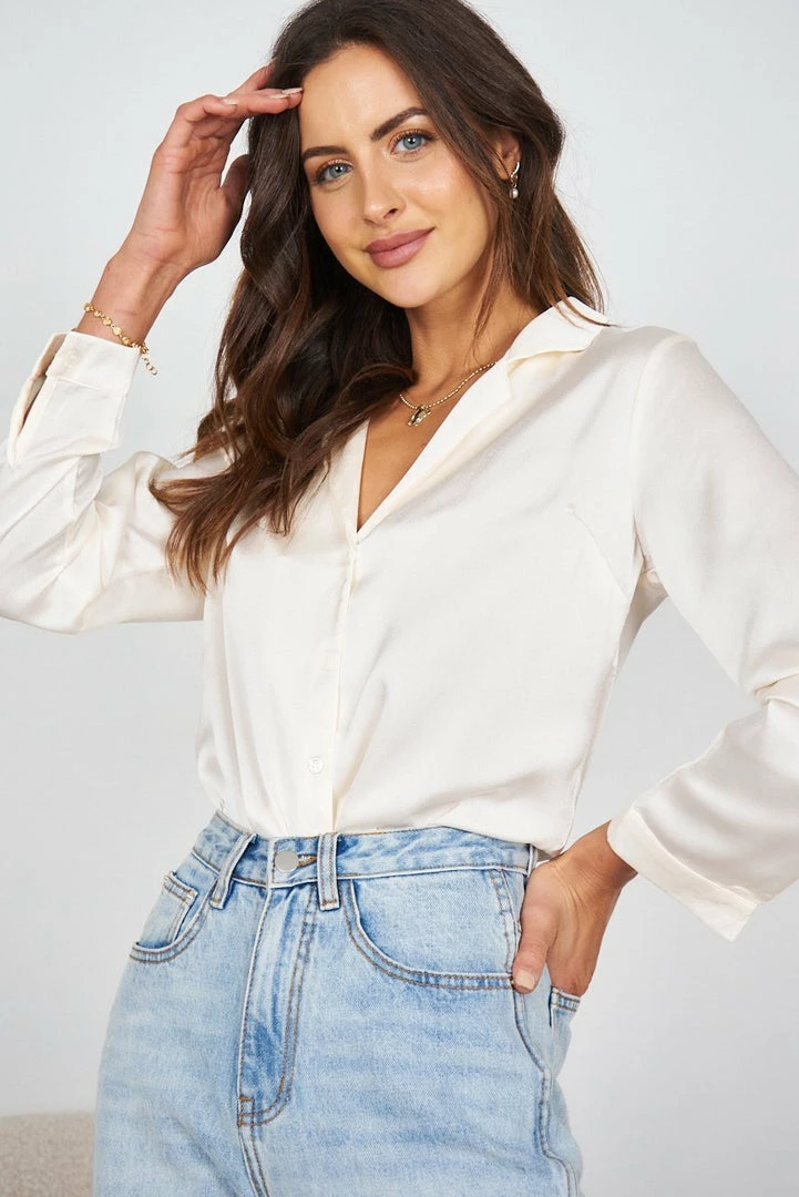 Qtrend Fashion PTY LTD Macey Top - White CLOTHING 3 Qtrend Fashion PTY LTD Macey Top - White CLOTHING