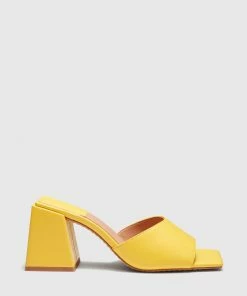 Cherrichella Trix Heels Yellow Footwear