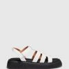 Cherrichella Footwear Luna Fisherman Sandals White