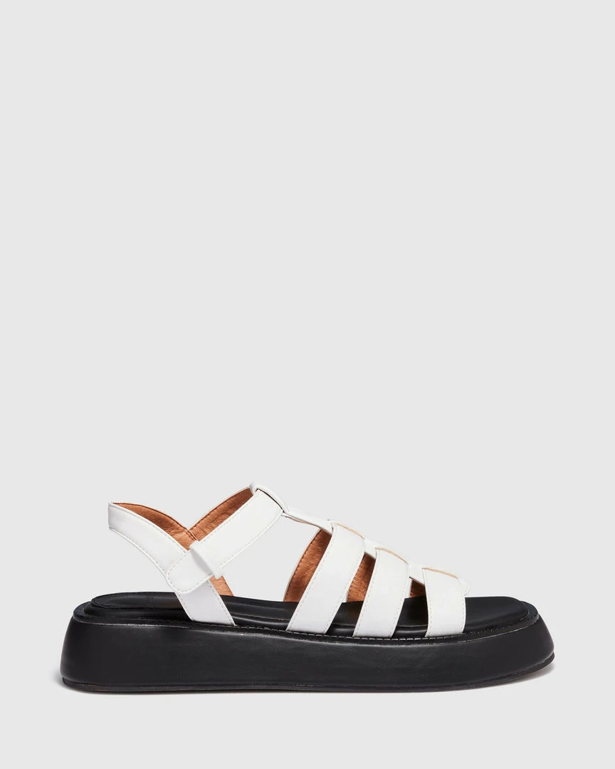 Cherrichella Footwear Luna Fisherman Sandals White 3 Cherrichella Footwear Luna Fisherman Sandals White