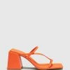 Cherrichella Footwear Texta Heels Orange