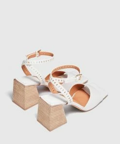 Cherrichella Footwear Tash Heels White