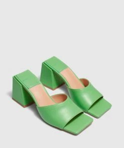 Cherrichella Trix Heels Lime Footwear