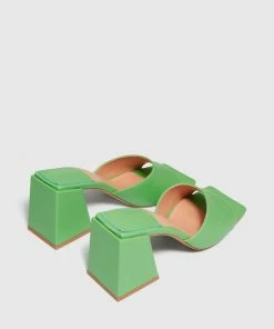 Cherrichella Trix Heels Lime Footwear