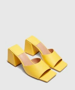 Cherrichella Trix Heels Yellow Footwear