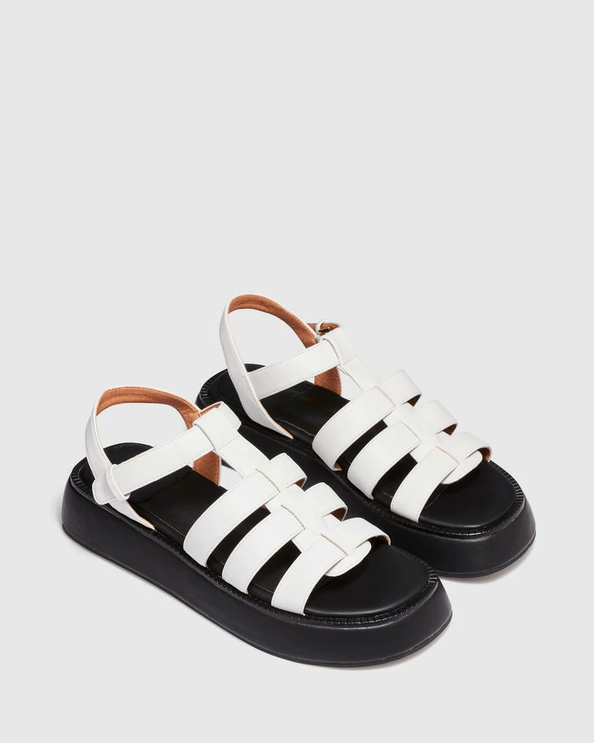 Cherrichella Footwear Luna Fisherman Sandals White 4 Cherrichella Footwear Luna Fisherman Sandals White