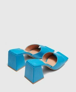 Cherrichella Trix Heels Blue Footwear