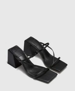 Cherrichella Footwear Texta Heels Black