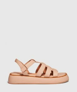 Cherrichella Luna Fisherman Sandals Nude