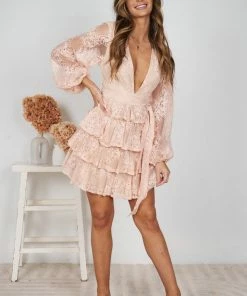 Sasha Clothing Nydia Dress - Blush DRESSES
