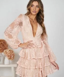 Sasha Clothing Nydia Dress - Blush DRESSES