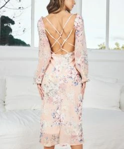 Reverse Opaline Dress - Pink Floral