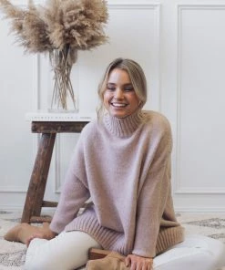 HQ Fashion Jumpers & Sweaters Tay Jumper - Blush