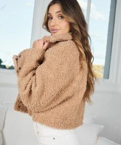 Wild Ginger CLOTHING Pattie Jacket - Camel