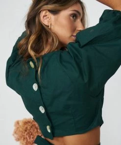 Wild Ginger Paulene Dress - Emerald DRESSES